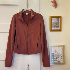 Yogalicious-Lux Dusty Pink Athletic Zip Up